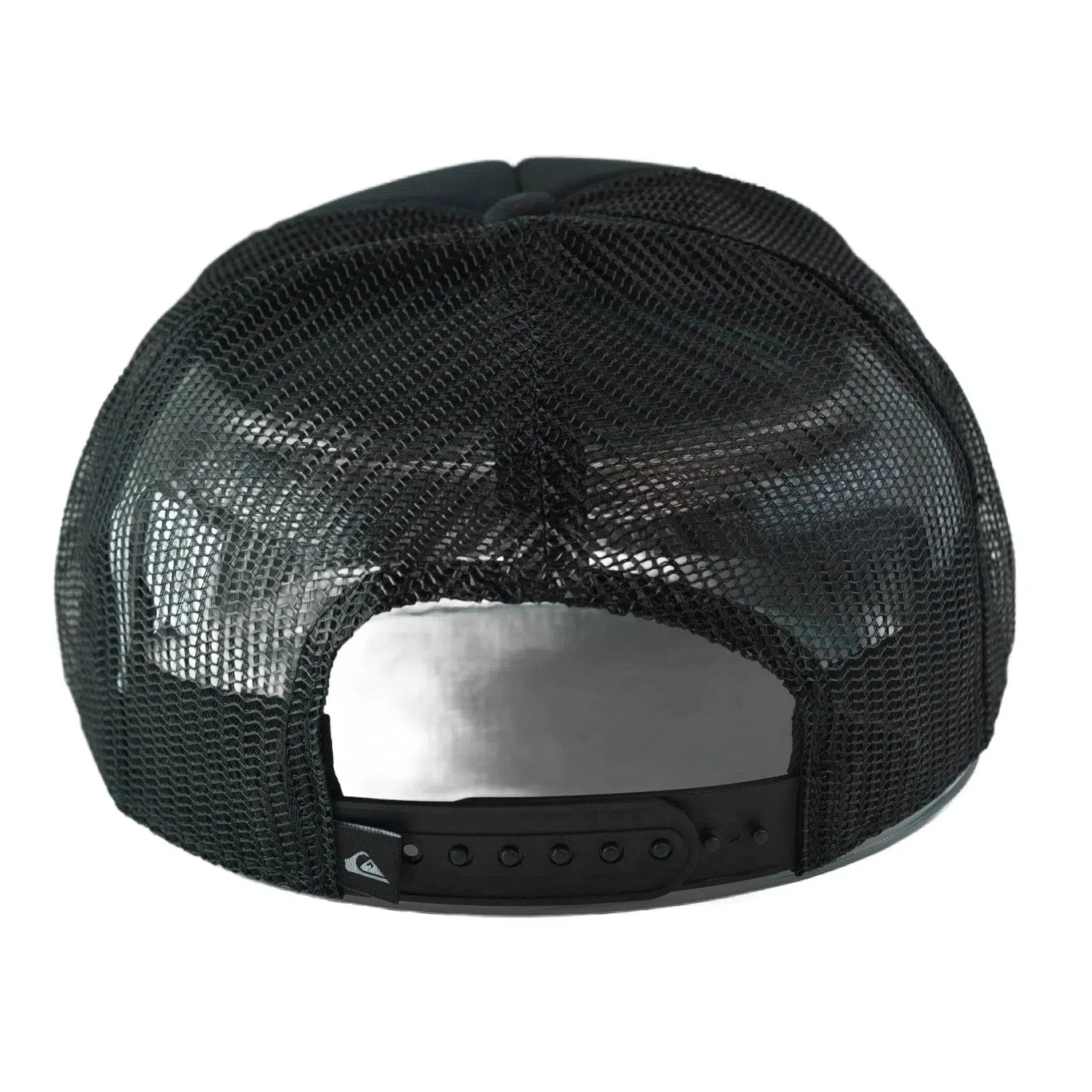 Quiksilver Destinado Florida Mesh Back Cap Black Snapback Trucker Hat