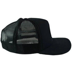 Quiksilver Destinado Florida Mesh Back Cap Black Snapback Trucker Hat