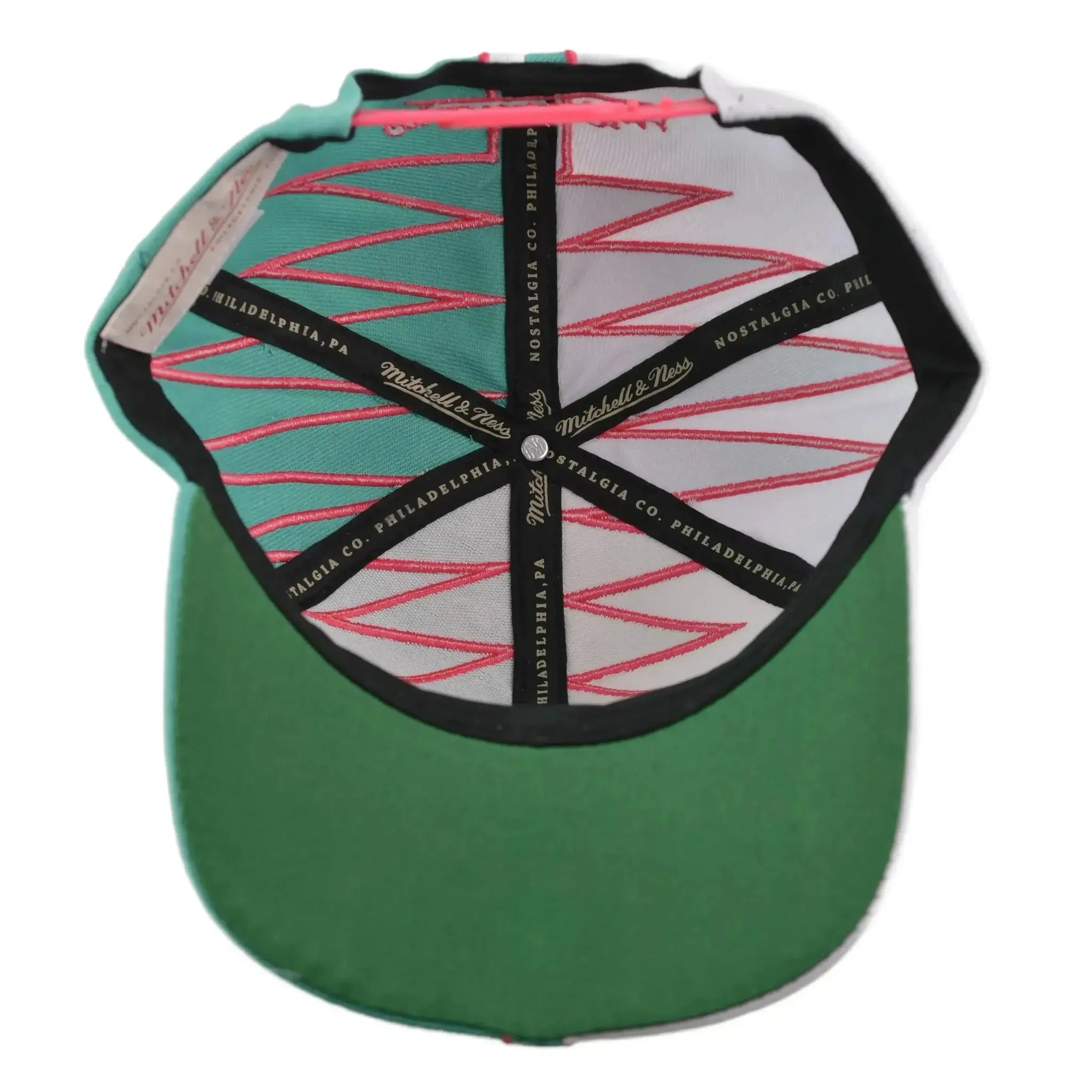 San Antonio Spurs NBA Shockwave Men's Snapback Hat by Mitchell & Ness