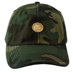 Capital Gains Men's Streetwear Camo Dad Hat with Snakeskin Under Visor Adjustable Cap