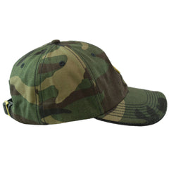 Capital Gains Men's Streetwear Camo Dad Hat with Snakeskin Under Visor Adjustable Cap