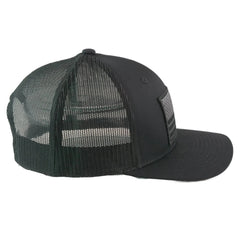 Hooey Liberty Roper Trucker Hat Black Mesh Snapback
