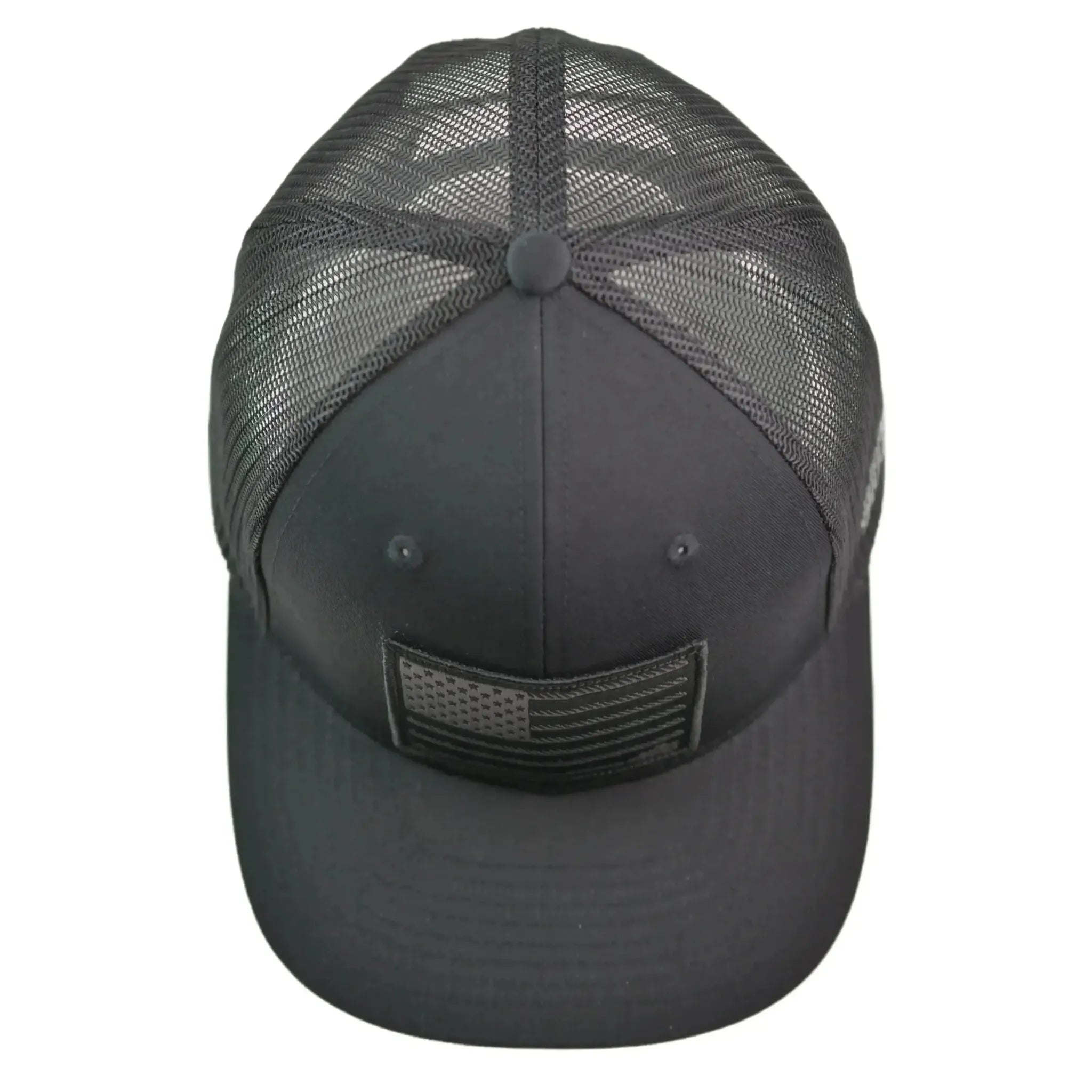 Hooey Liberty Roper Trucker Hat Black Mesh Snapback
