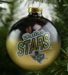 Dallas Stars NHL Sport Collectors Series Glass Holiday Christmas Ornament