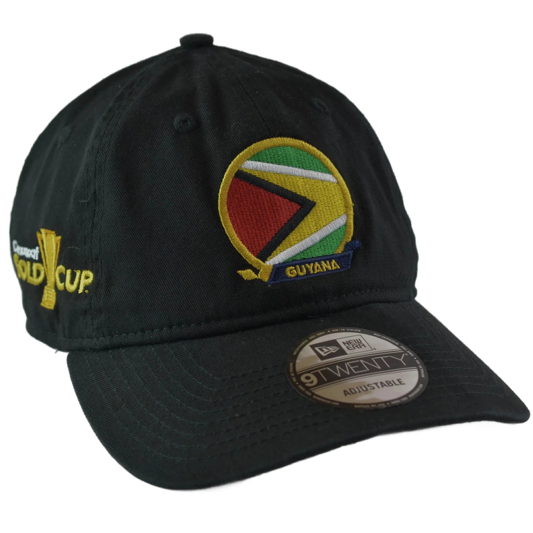 Guyana Gold Cup Concacaf International Football Team Black Relaxed Fit Soccer Hat