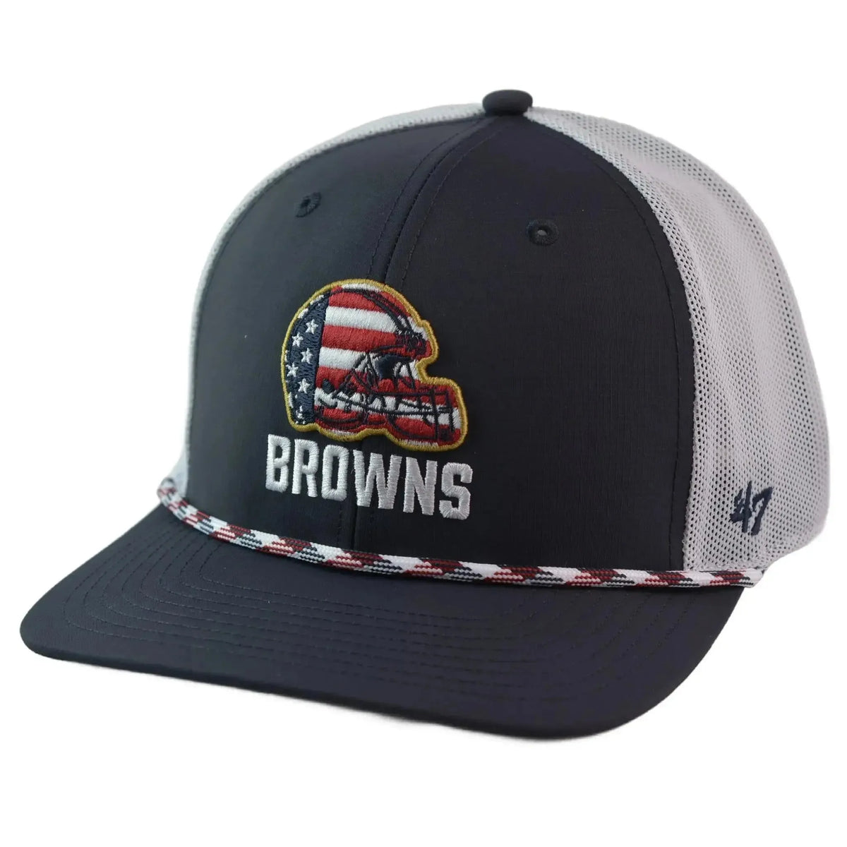 Cleveland Browns ’47 Flag Fill Rope Adjustable Trucker Adjustable Hat