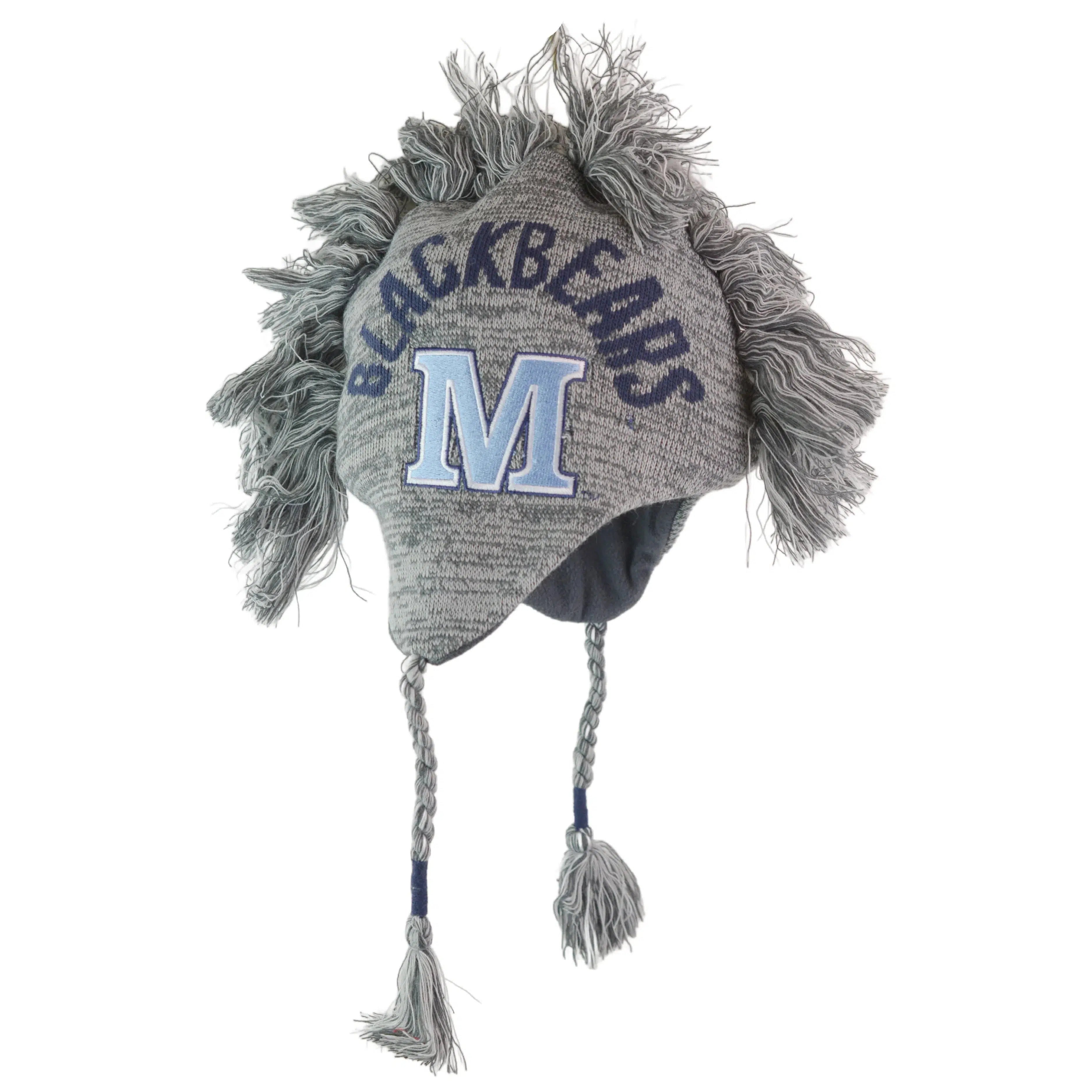 Maine Black Bears NCAA Mohawk-Style Gray Winter Beanie