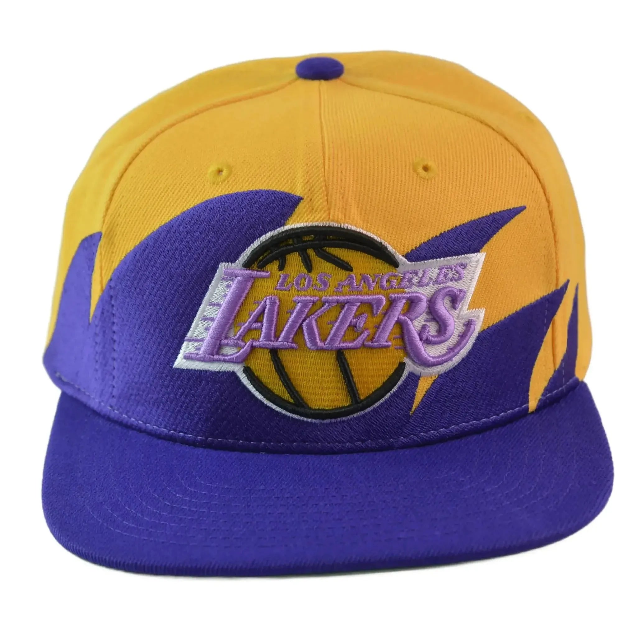 Los Angeles Lakers Mitchell & Ness Sharktooth Snapback Hat – NBA Classic