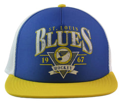 St. Louis Blues Fanatics NHL Team Foam Trucker Hat – Blue & Gold