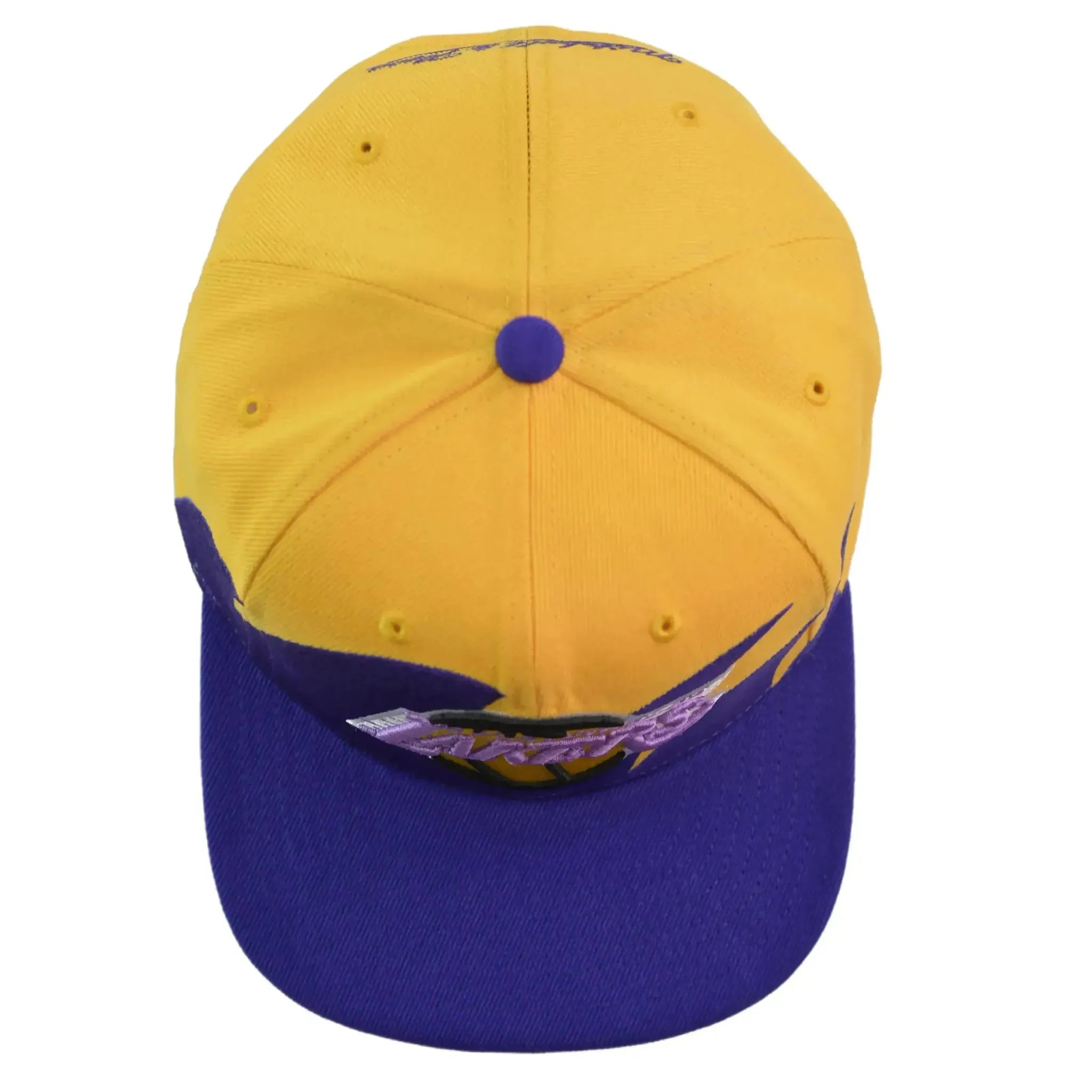 Los Angeles Lakers Mitchell & Ness Sharktooth Snapback Hat – NBA Classic