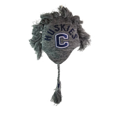 Connecticut UConn Huskies NCAA Mohawk-Style Gray Winter Beanie