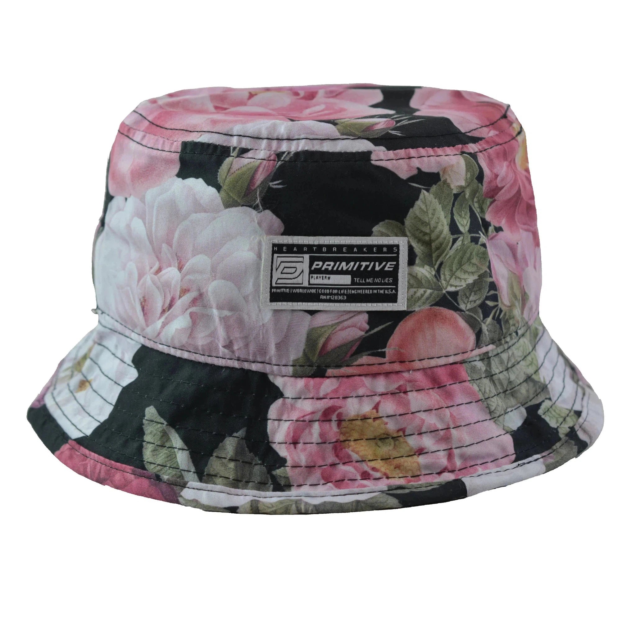 Primitive Eden Floral Skate Hat, Fishing Cap Skater Bucket Hat