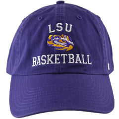 LSU Tigers Basketball NCAA Team Clean Up Adjustable Purple Hat by '47