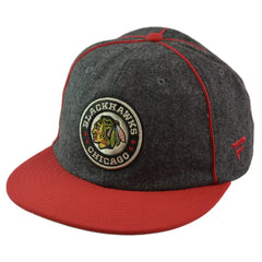 Fanatics Chicago Blackhawks Winter Classic Heather Gray Strap-Back Hat