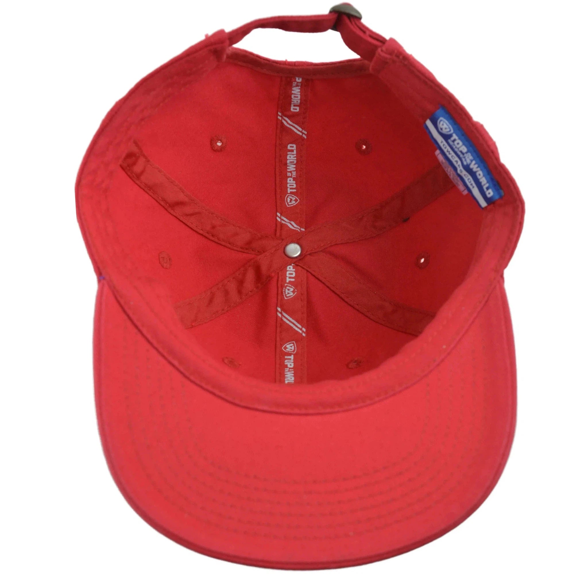 Houston Cougars NCAA Adjustable Red Dad Hat by Top of the World