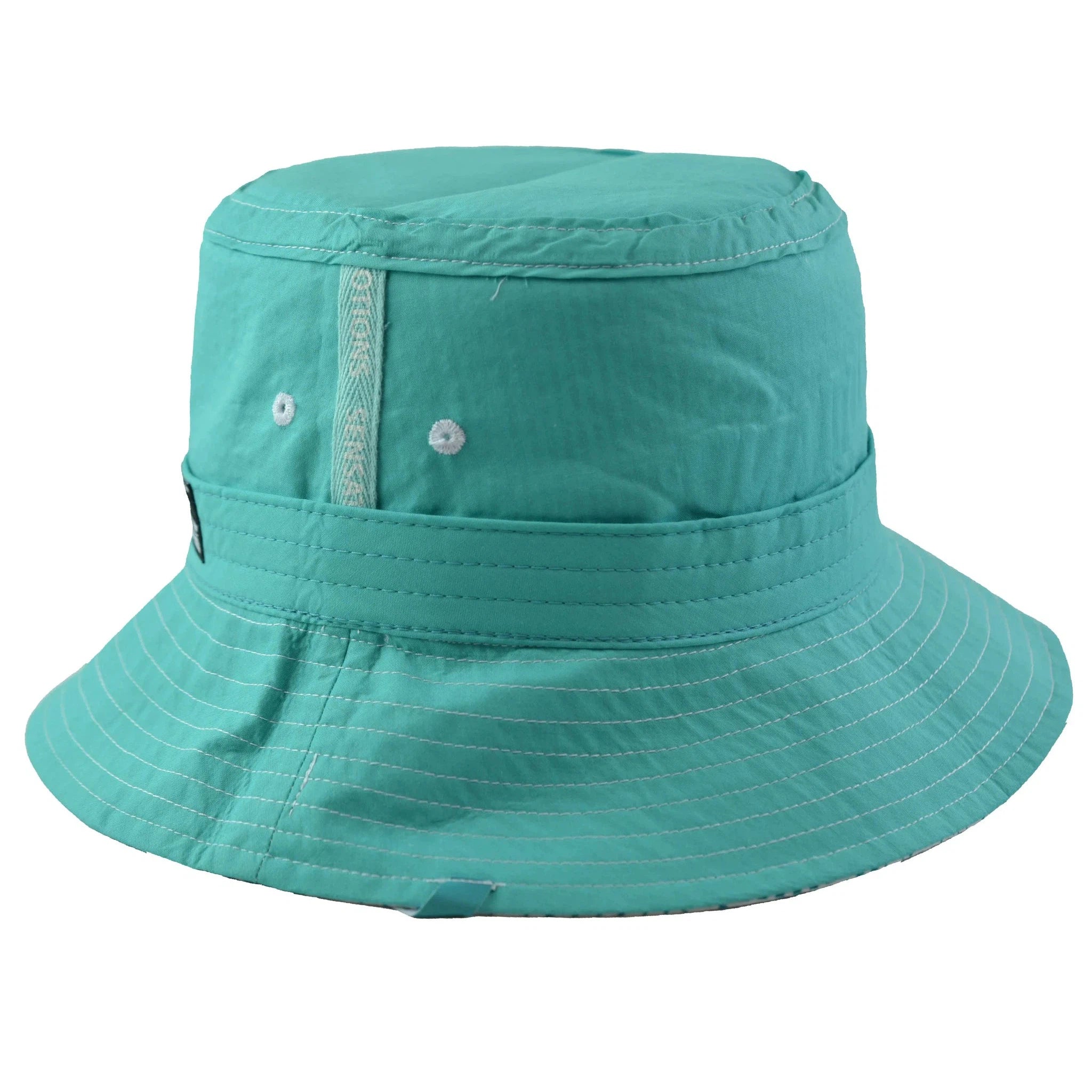 Dreamland Aqua Floral Bucket Style Fishing Cap Bucket Hat