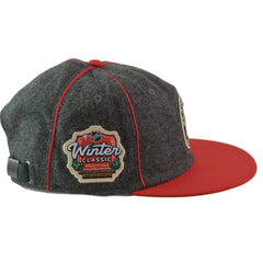 Fanatics Chicago Blackhawks Winter Classic Heather Gray Strap-Back Hat