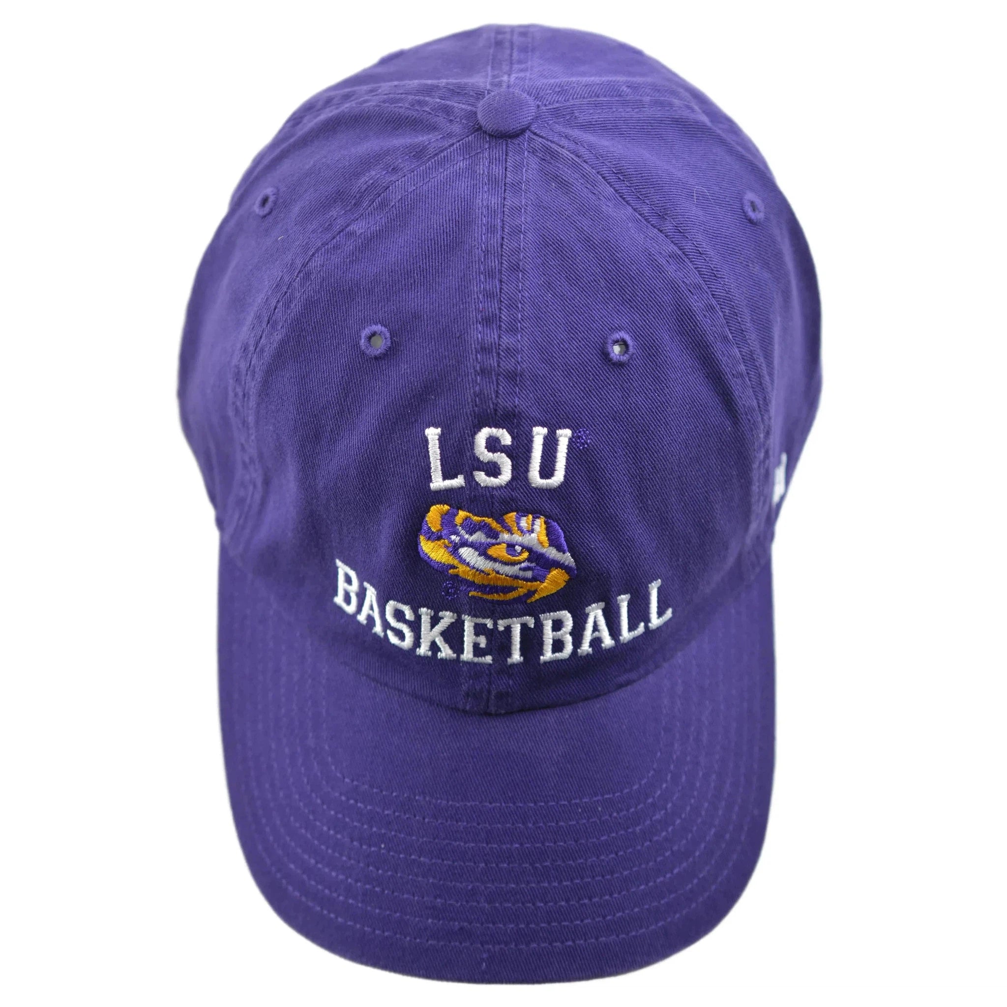 LSU Tigers Basketball NCAA Team Clean Up Adjustable Purple Hat by '47