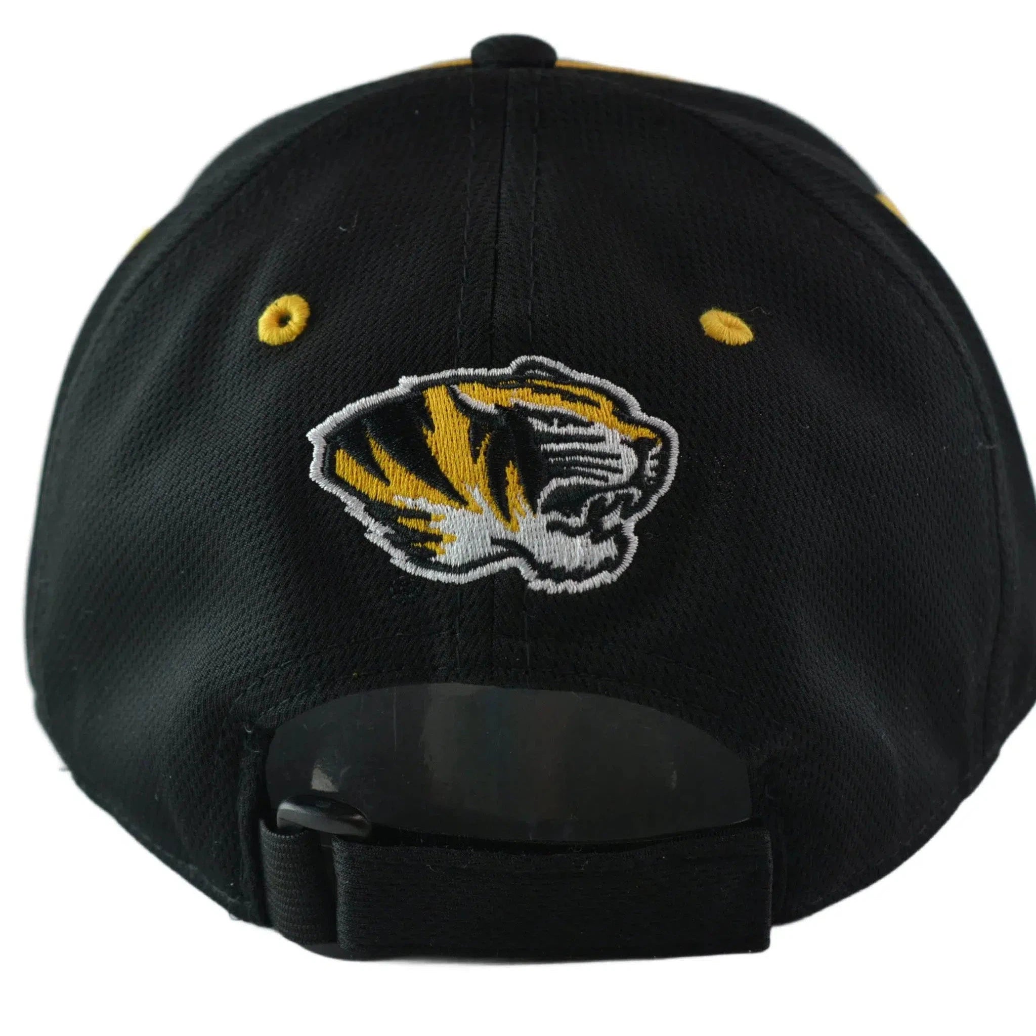 Missouri Tigers Mizzou NCAA Team Logo Mens Adjustable Black Hat by NCAA Signatures