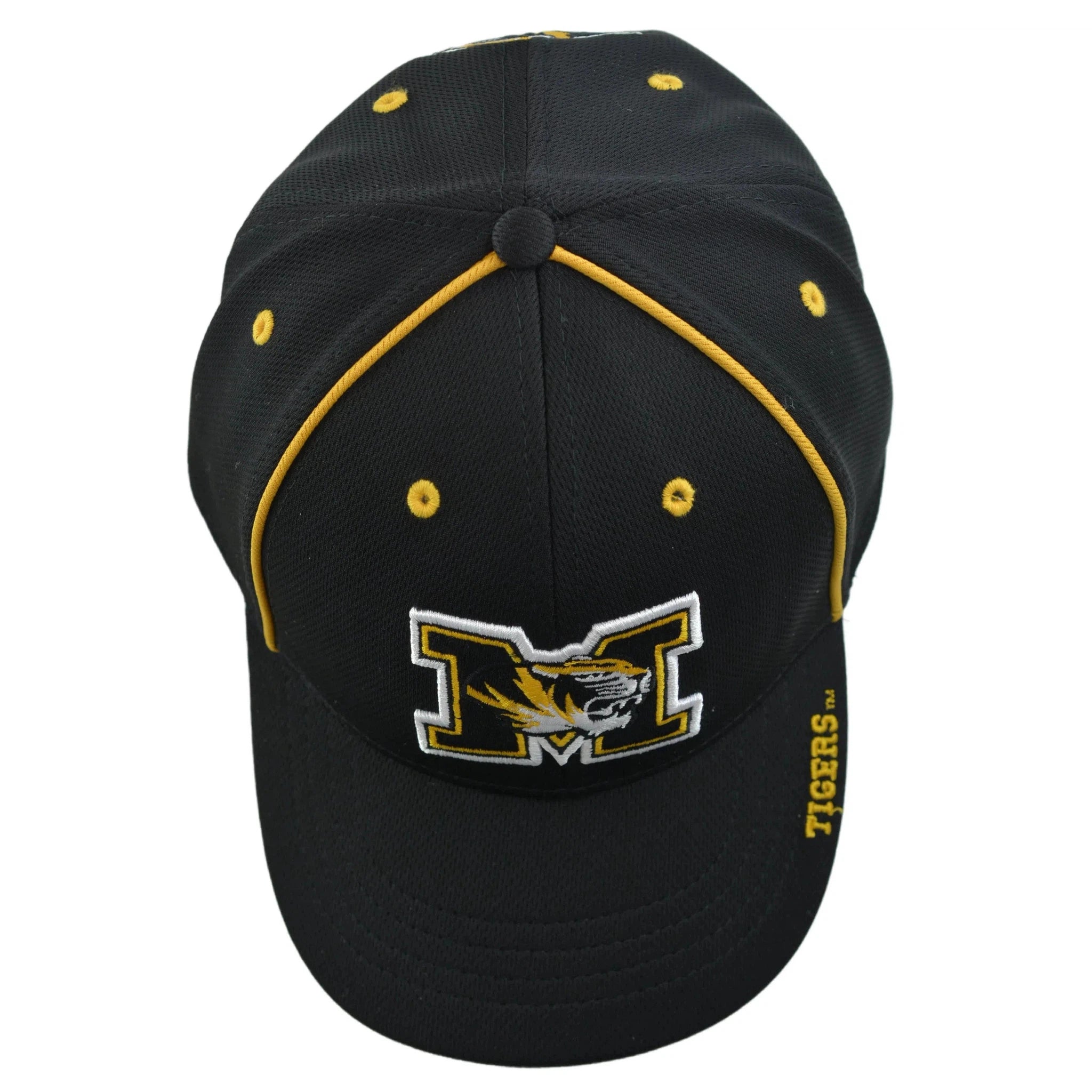 Missouri Tigers Mizzou NCAA Team Logo Mens Adjustable Black Hat by NCAA Signatures