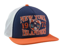 New York Islanders Fanatics NHL Heritage Team Foam Trucker Hat – Blue & Orange