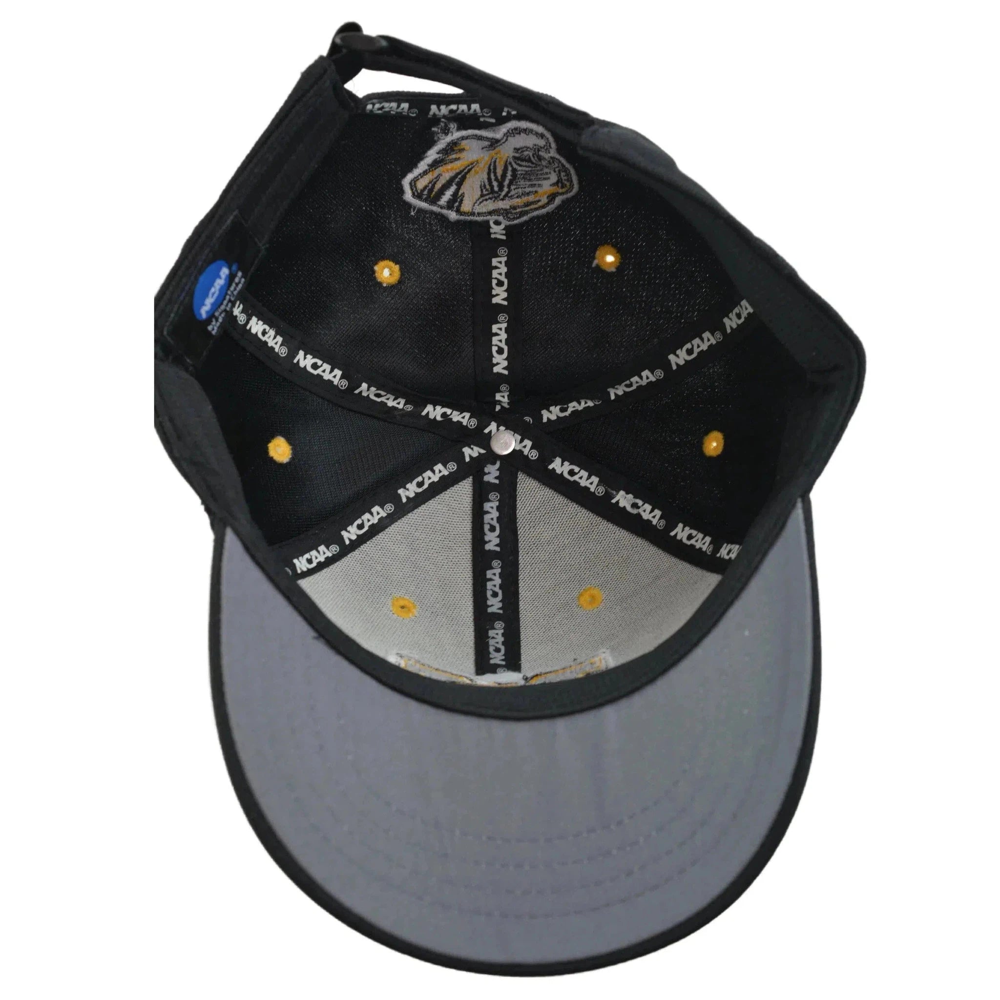 Missouri Tigers Mizzou NCAA Team Logo Mens Adjustable Black Hat by NCAA Signatures