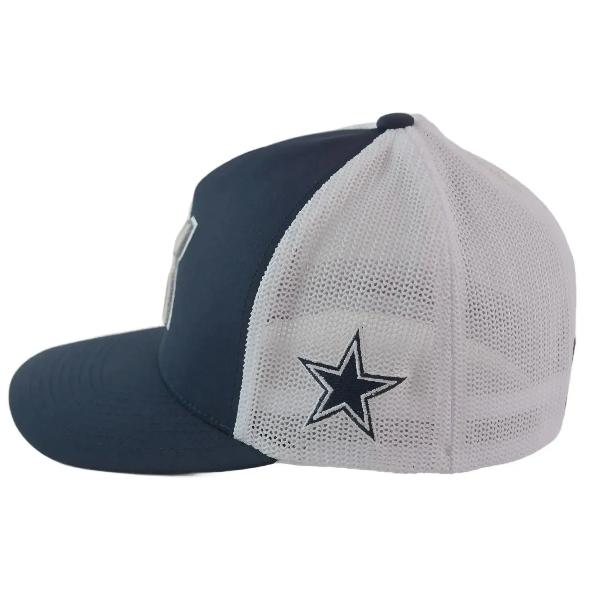 Hooey Dallas Cowboys Flex Fit NFL Trucker Hat – Navy & White