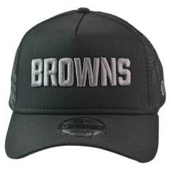 Cleveland Browns New Era x Alpha Industries Black Men's 9FORTY Trucker Snapback Hat