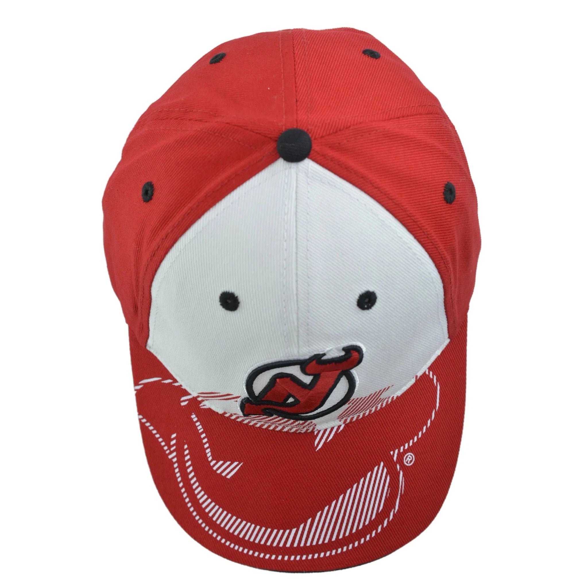 New Jersey Devils Dual NHL Logo Adjustable Men's Hockey Hat by Fan Favorite