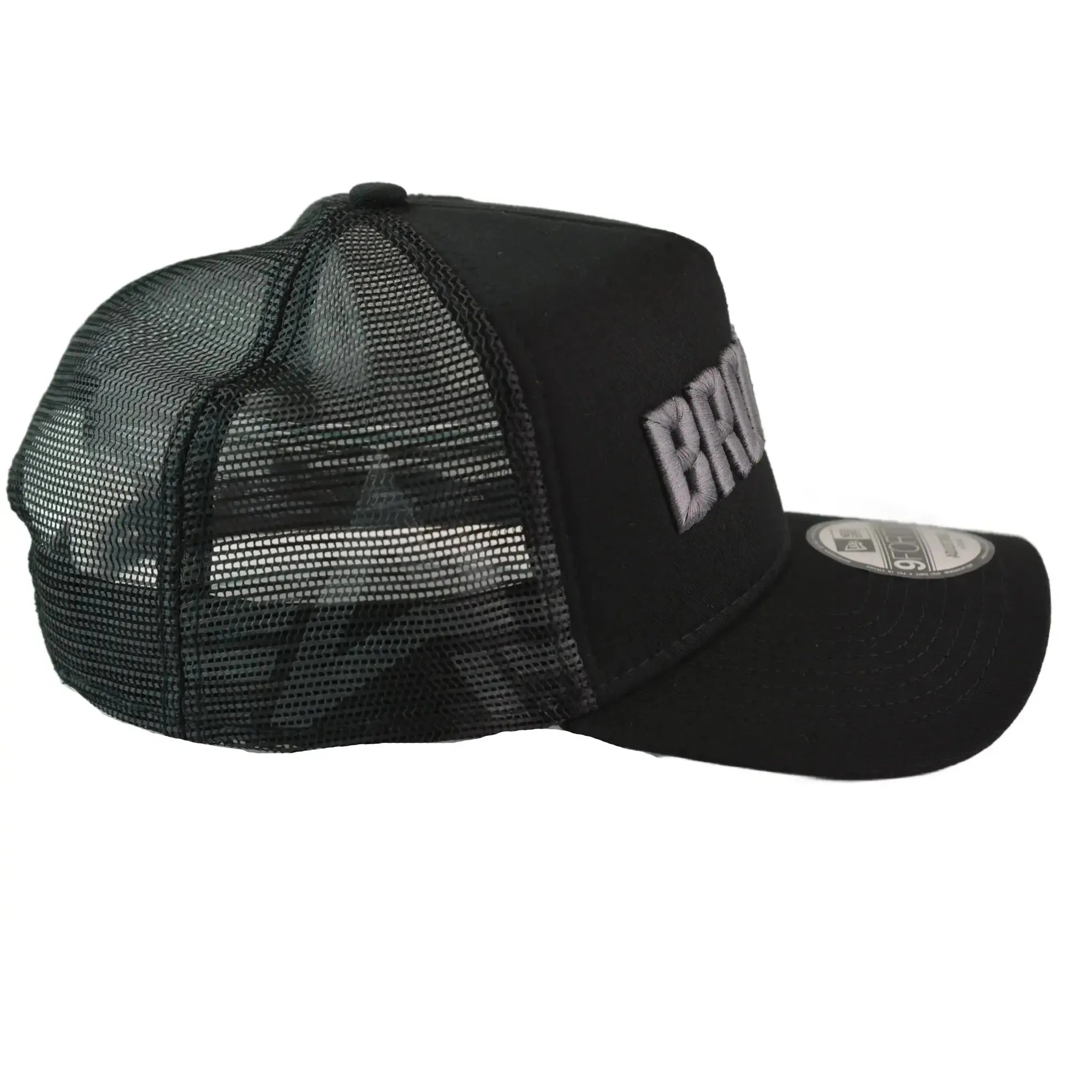 Cleveland Browns New Era x Alpha Industries Black Men's 9FORTY Trucker Snapback Hat