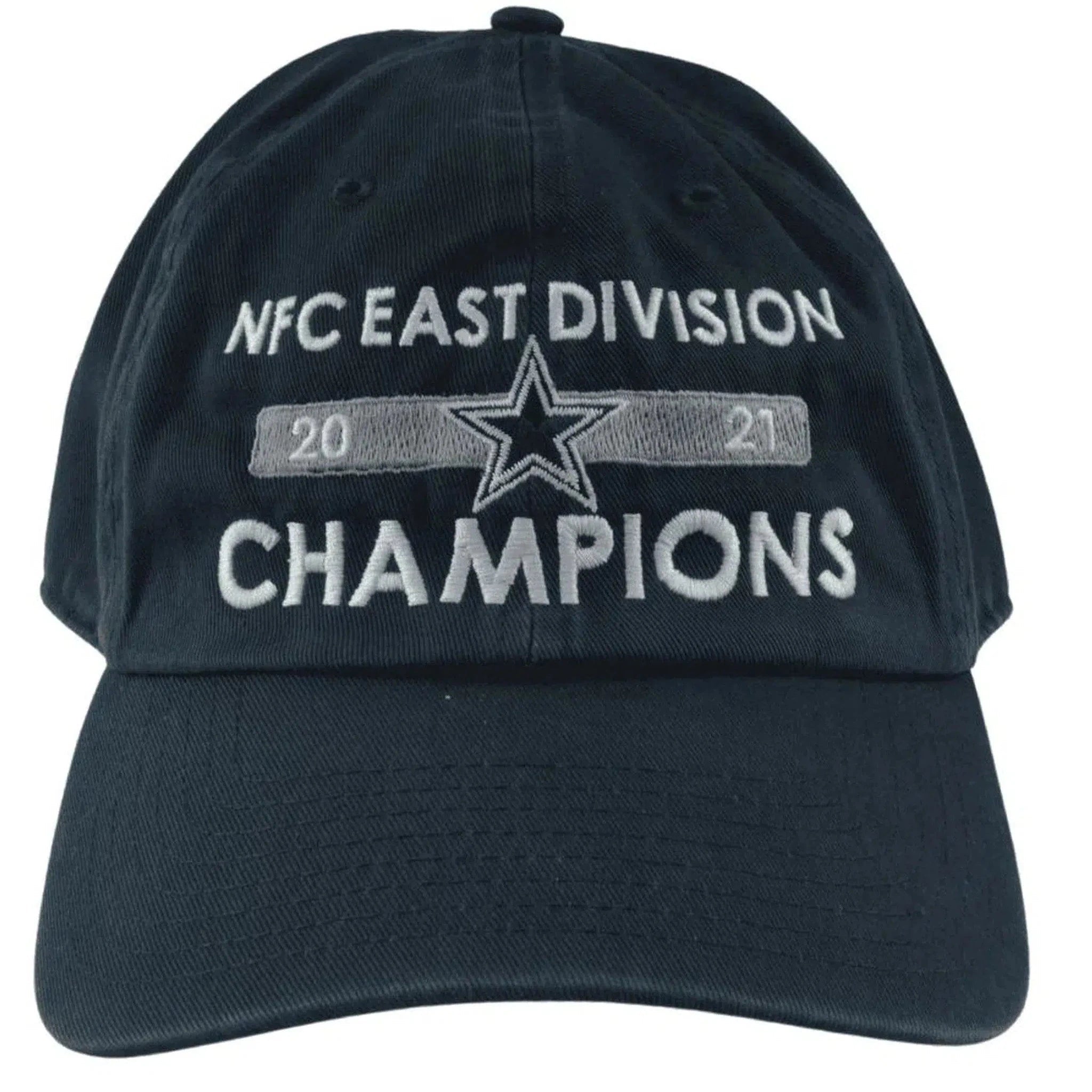 Dallas Cowboys NFC East Champions NFL Team Clean Up Adjustable Blue Hat by '47