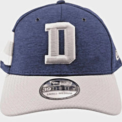 Dallas Cowboys New Era 39THIRTY Onfield NFL D Logo Striped 2 Tone Football Hat