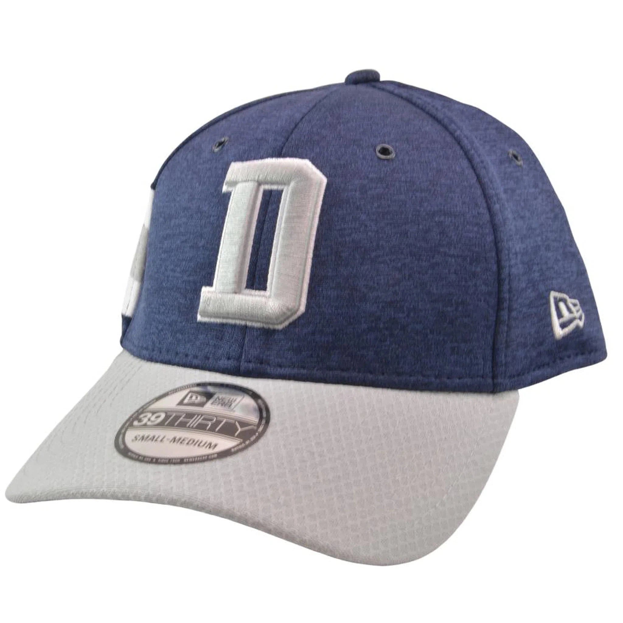 Dallas Cowboys New Era 39THIRTY Onfield NFL D Logo Striped 2 Tone Football Hat