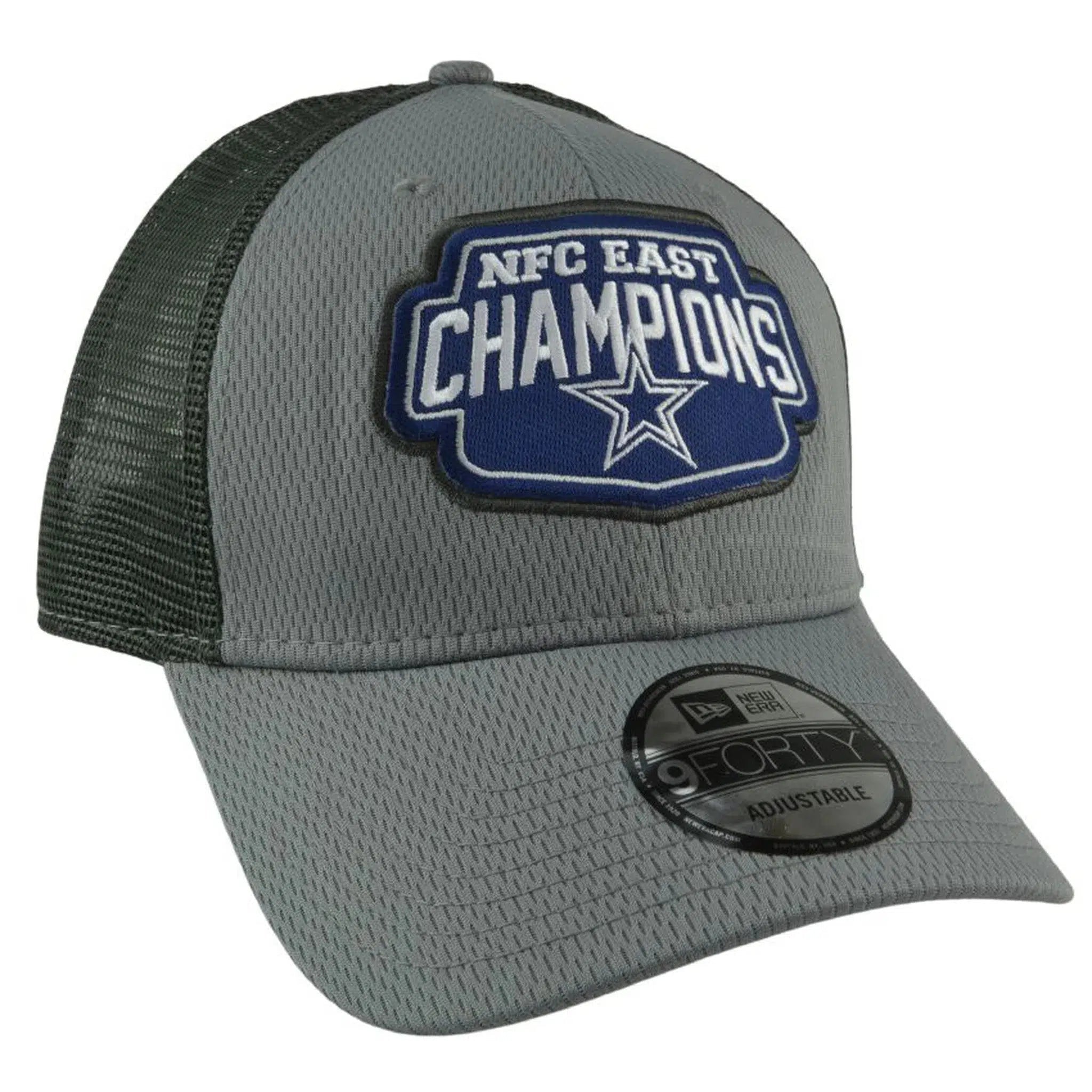 Dallas Cowboys New Era 9FORTY NFC East Champions 2 Tone Gray NFL Hat