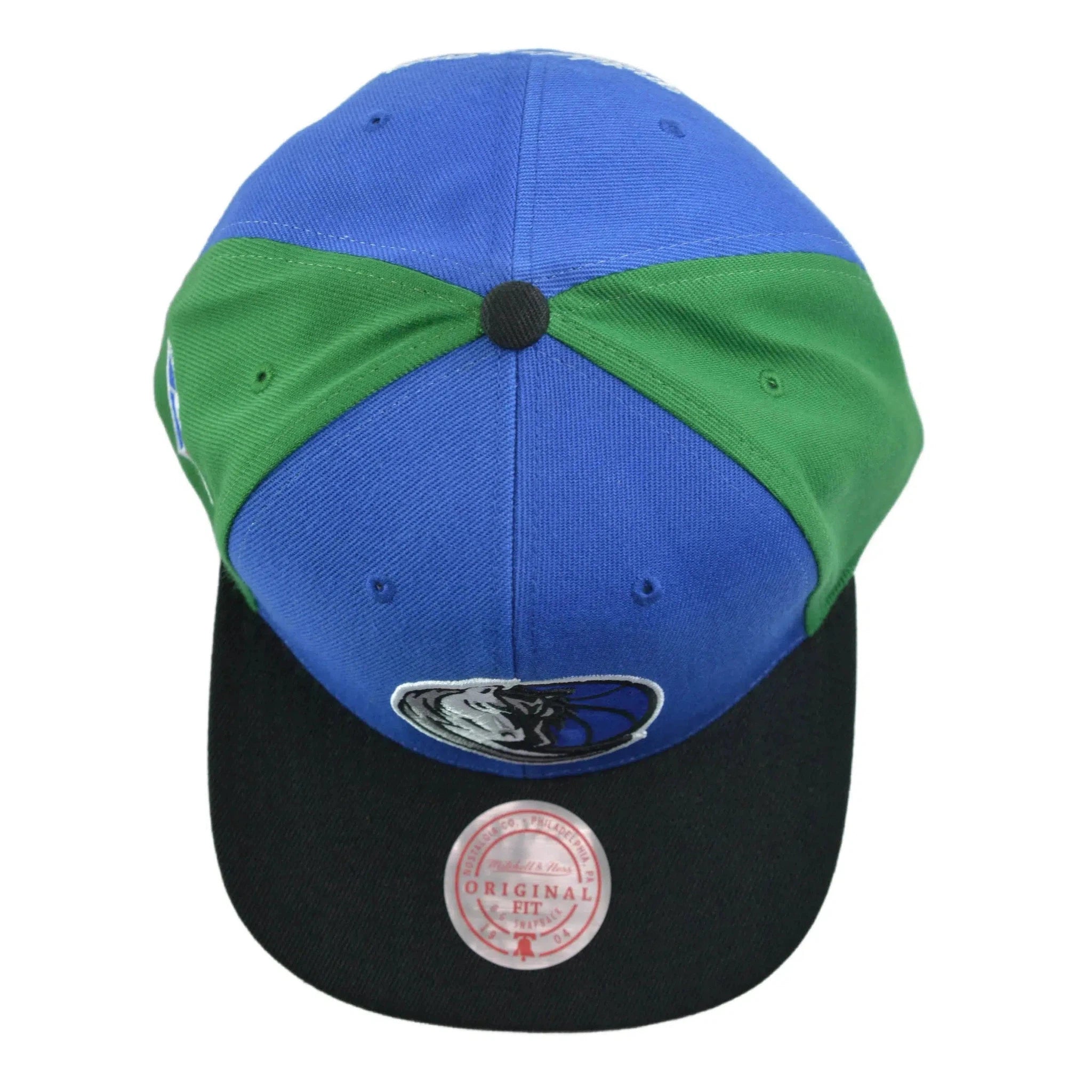 Dallas Mavericks NBA Team Era Pinwheel Men's Snapback Cap, Flat Bill Hat by Mitchell & Ness