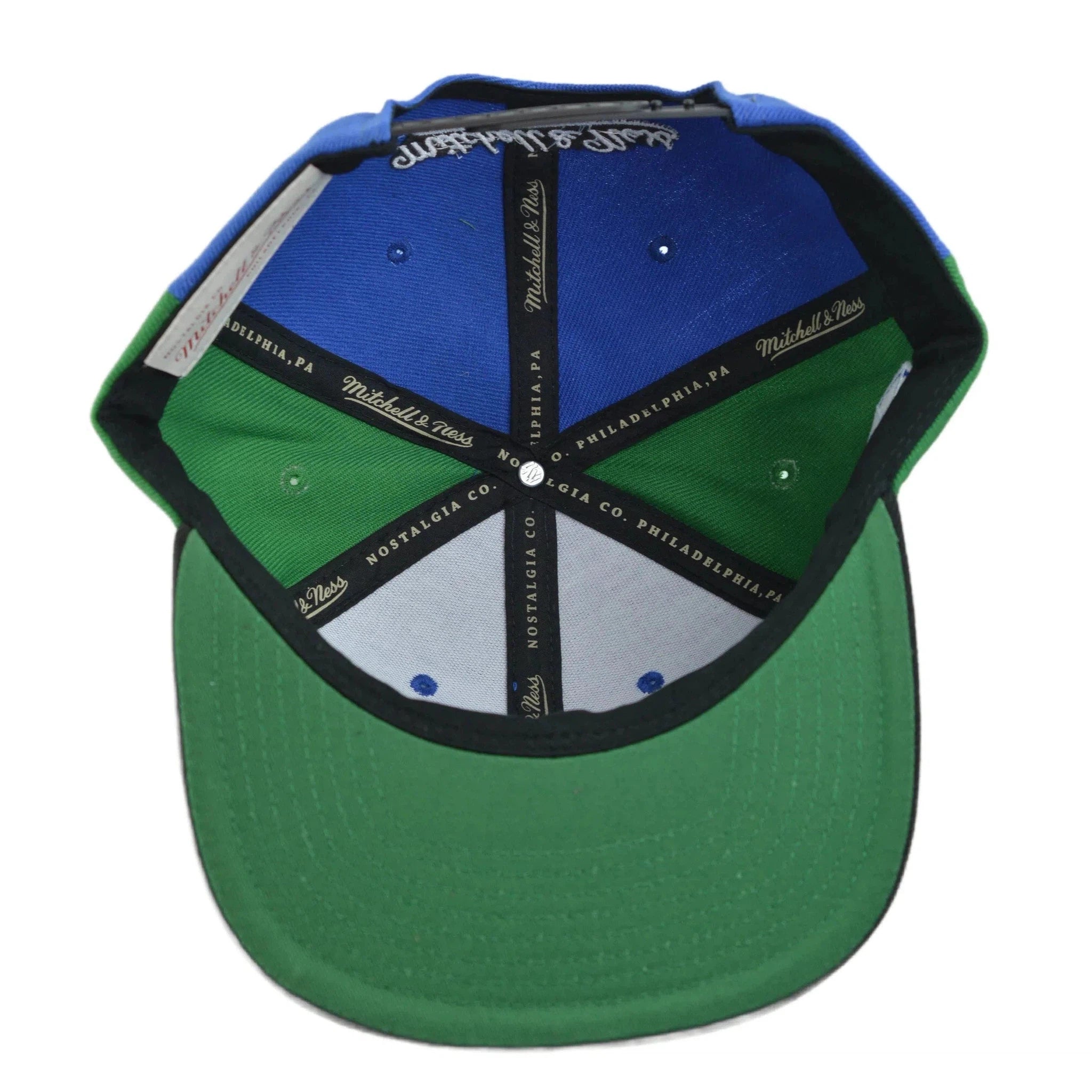 Dallas Mavericks NBA Team Era Pinwheel Men's Snapback Cap, Flat Bill Hat by Mitchell & Ness