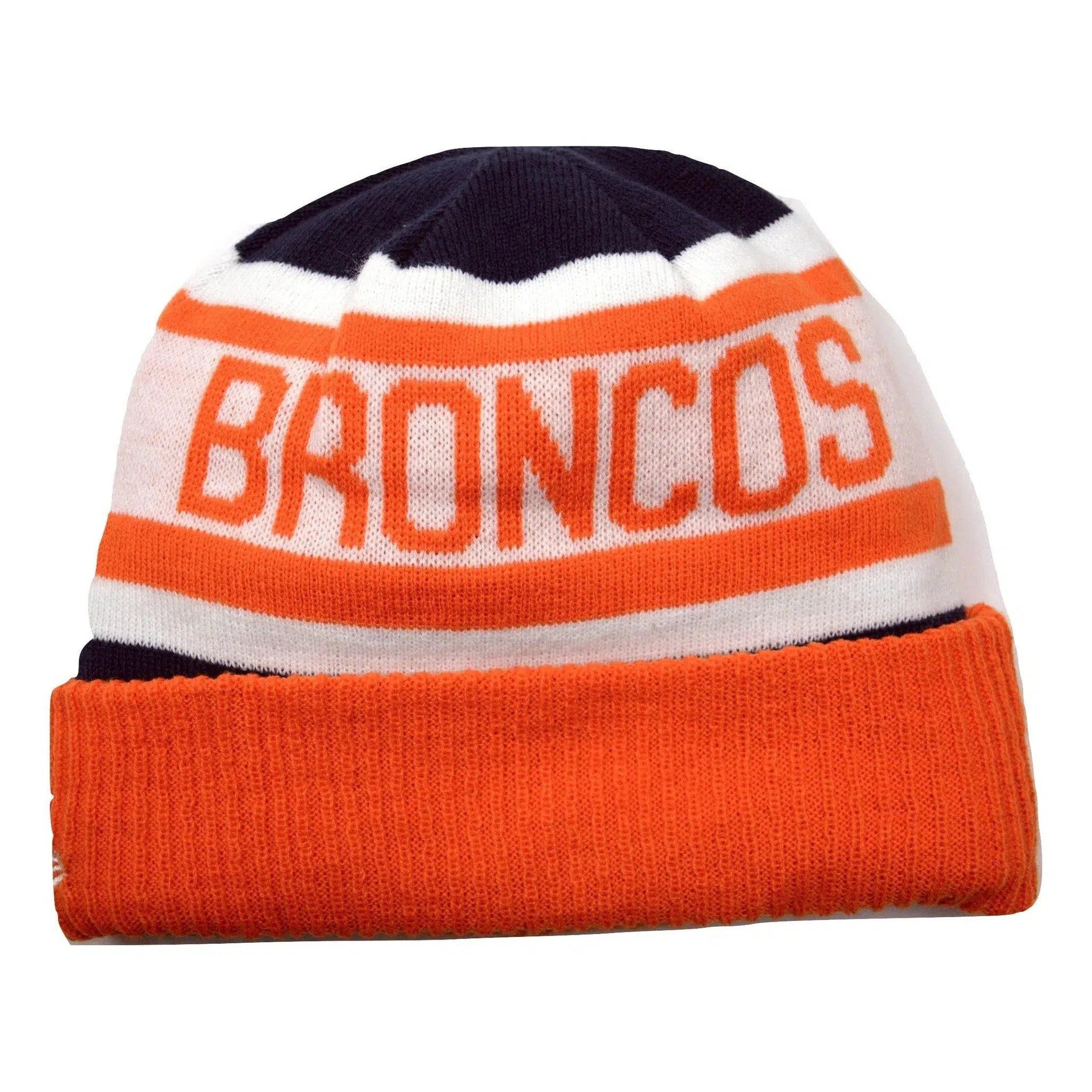 Denver Broncos New Era Biggest Fan Redux NFL Knit Cuffed Beanie Winter Hat