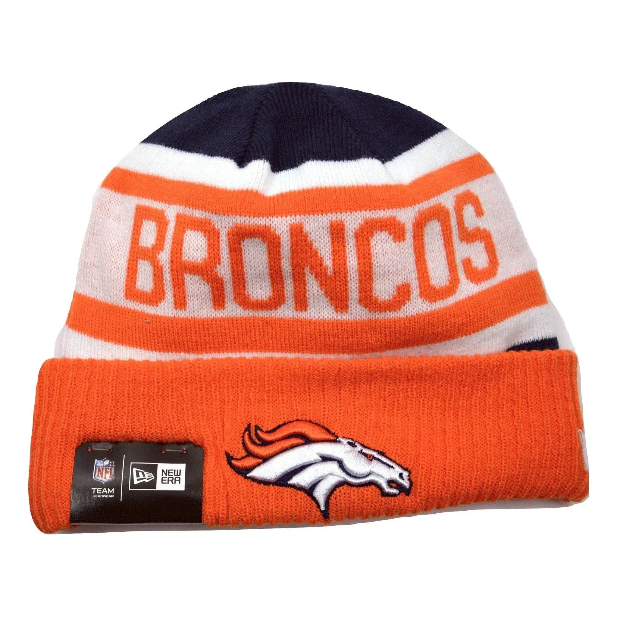 Denver Broncos New Era Biggest Fan Redux NFL Knit Cuffed Beanie Winter Hat