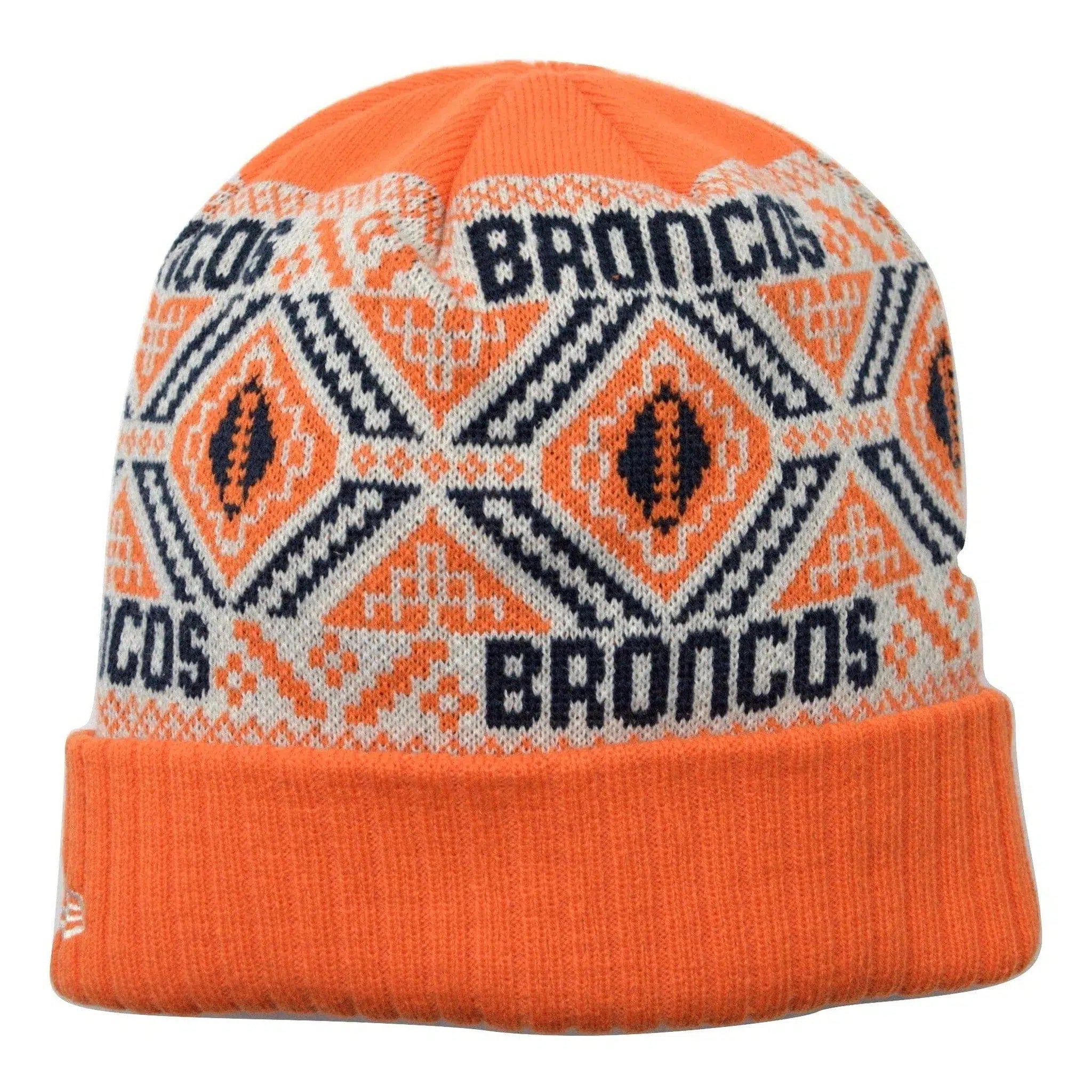 Denver Broncos New Era NFL Football Cozy Cuff Cuffed Beanie Winter Hat