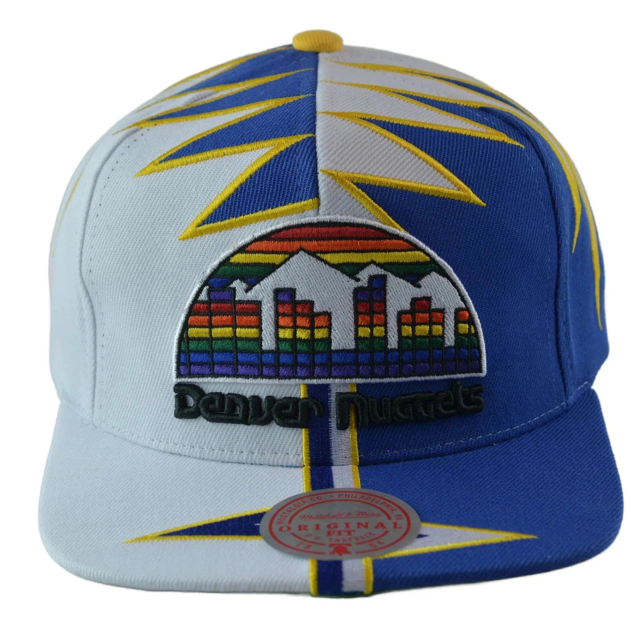 Denver Nuggets NBA Shockwave Men's Snapback Hat by Mitchell & Ness