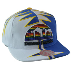 Denver Nuggets NBA Shockwave Men's Snapback Hat by Mitchell & Ness