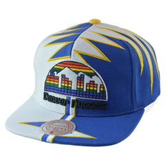 Denver Nuggets NBA Shockwave Men's Snapback Hat by Mitchell & Ness