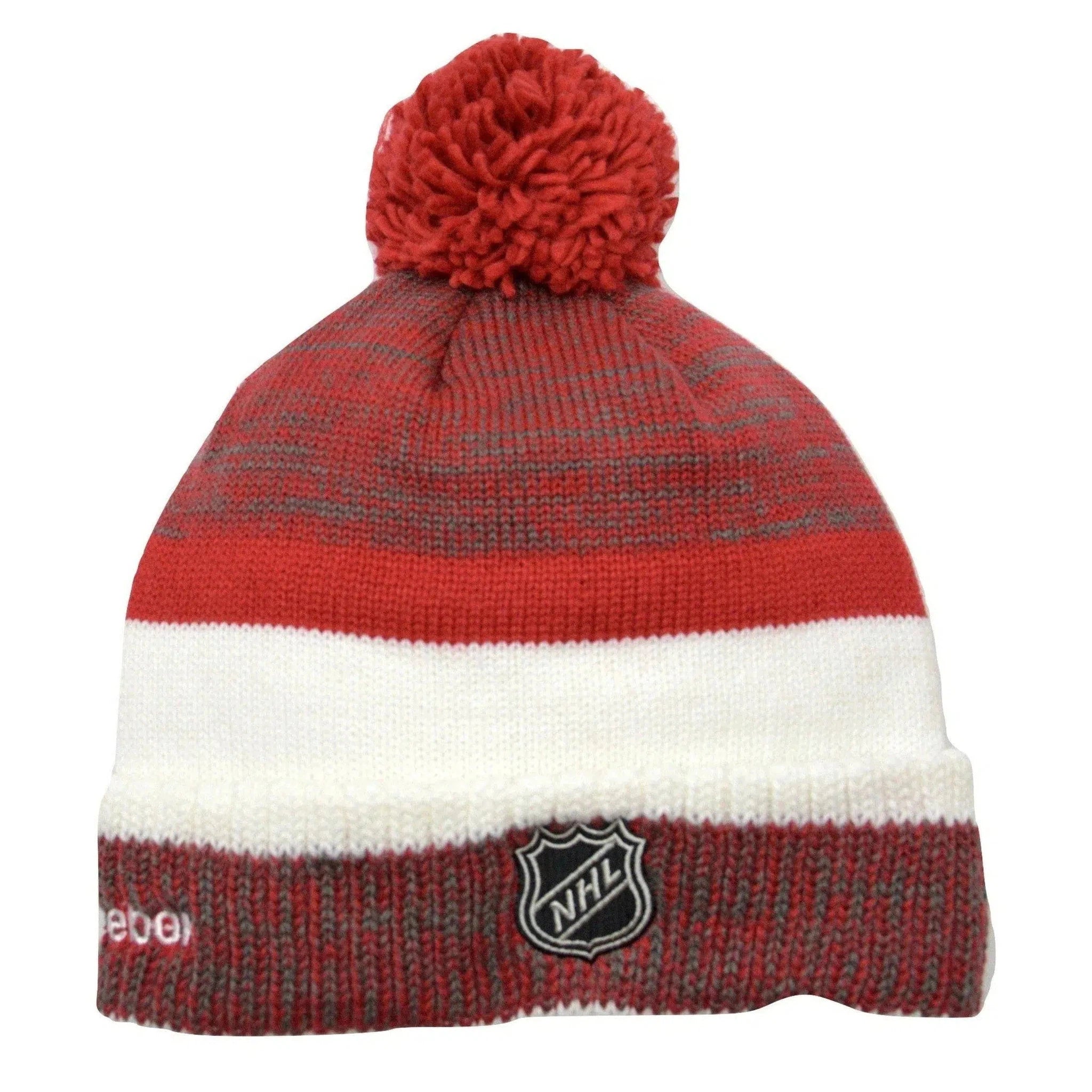 Detroit Red Wings Reebok KR68Z NHL Knit Beanie Pom Pom Winter Hat