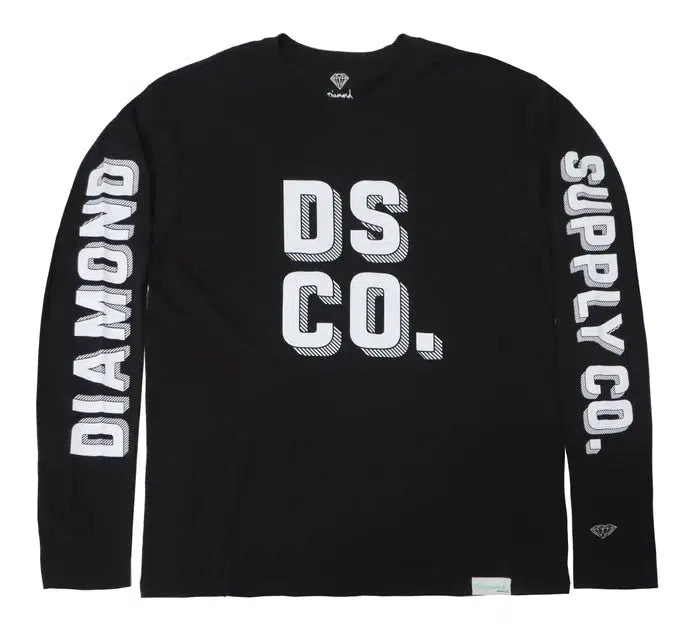 "Diamond Supply Co. DSCO Graphic Logo Black Long Sleeve Tee - Streetwear Staple