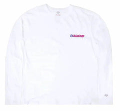 "Diamond Supply Co. Speed Logo White Long Sleeve Shirt – Graphic Urban Style"