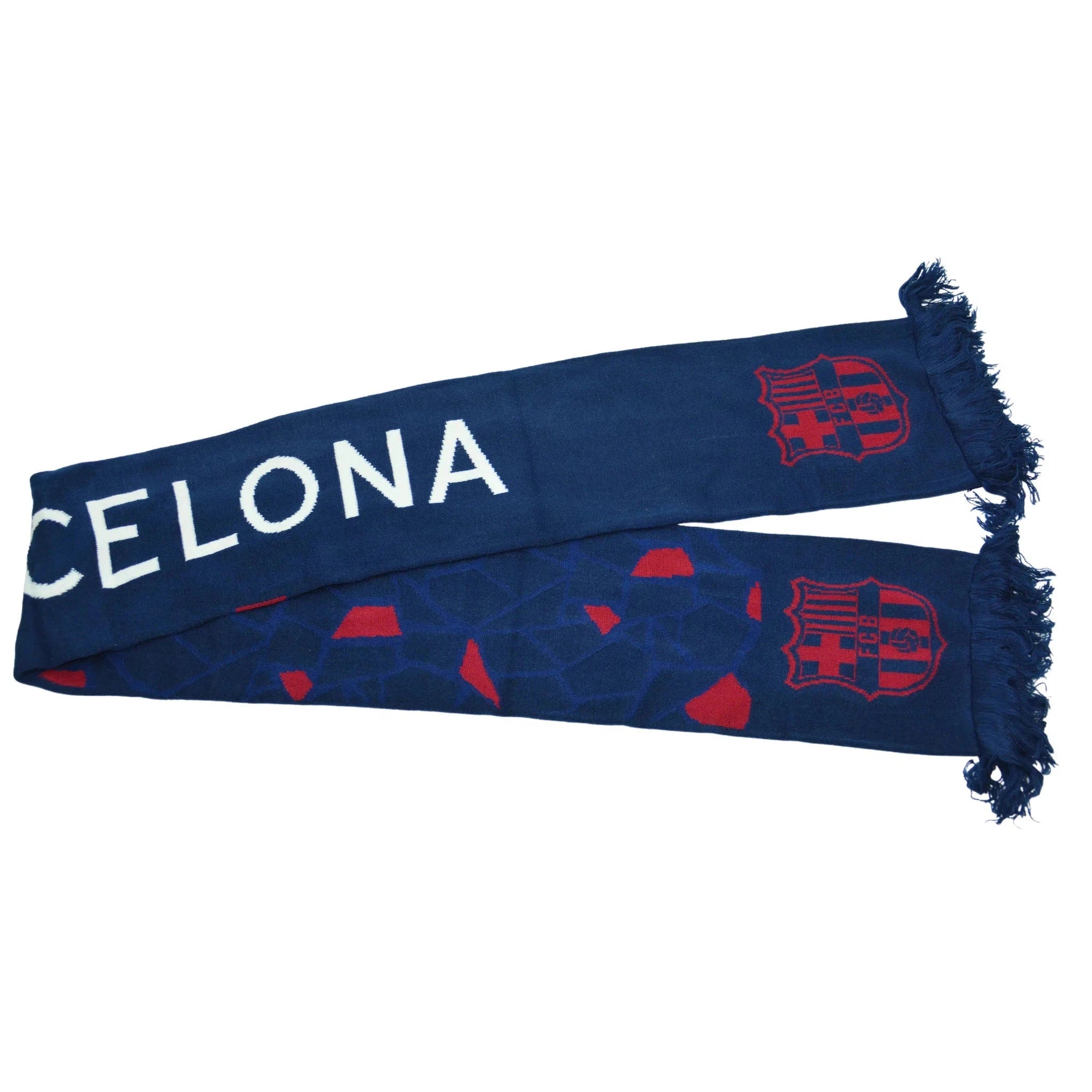 FC Barcelona International Soccer Team Knit Winter Futbol Scarf