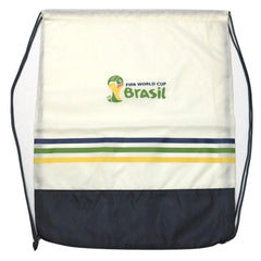 FIFA World Cup Brasil Soccer Football Nylon Drawstring Back Pack Gym Back Sack