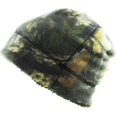 Fleece Fur Lined Sherpa Skull Cap Camo Knit Winter Hat Camouflage Beanie