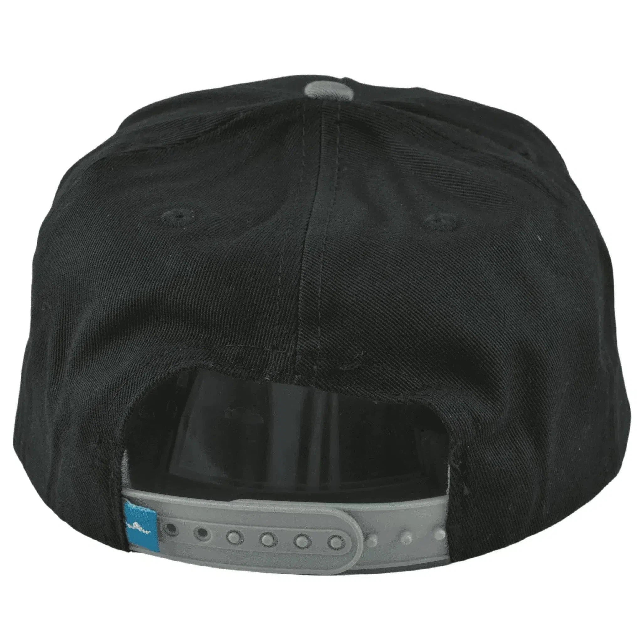 Fly Society FLY Wings' 2Tone Black & Gray Adjustable Snapback Flat Bill Hat