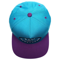 Fly Society Fly Plan 2 Tone Color Teal & Purple Adjustable Snapback Cap